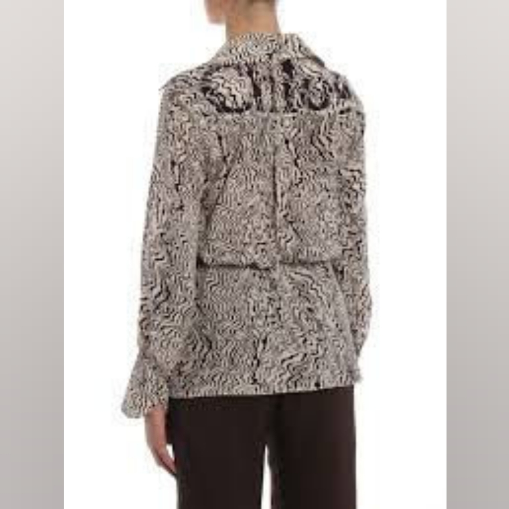 NWT sz 36 French $1495 Chloe logo blouse